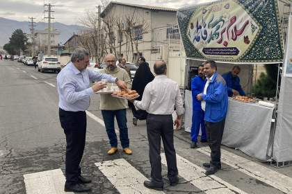 جشن میلاد حضرت قائم(عج) در شرکت سازه و ساختمان ایرانیان